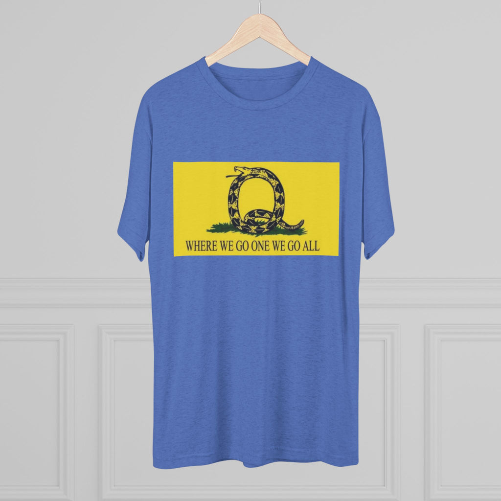 Where We Go One We Go All Q Tee Shirt