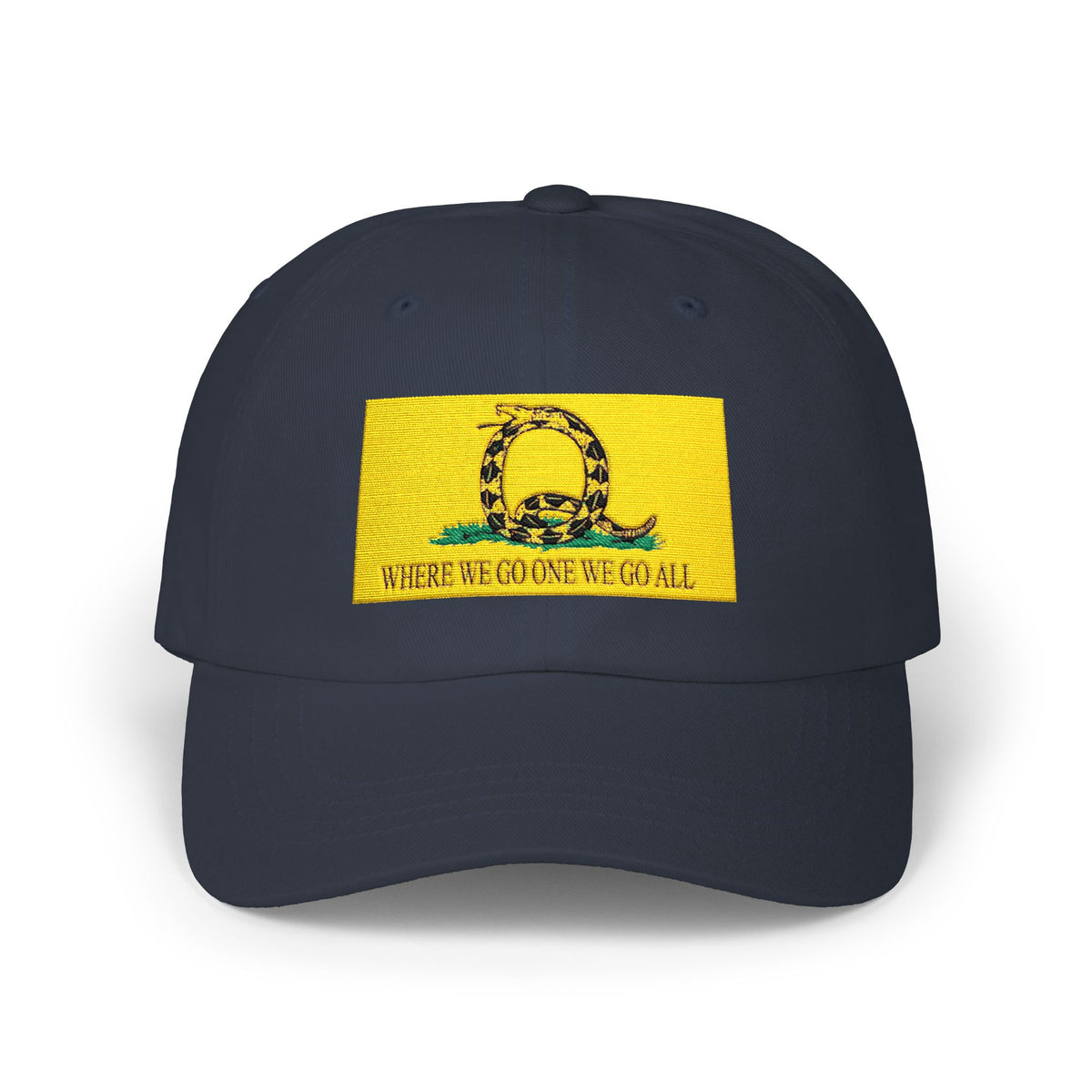 Where We Go One We Go All - Q - Dad Cap Embroidered