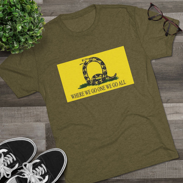 Where We Go One We Go All Q Tee Shirt