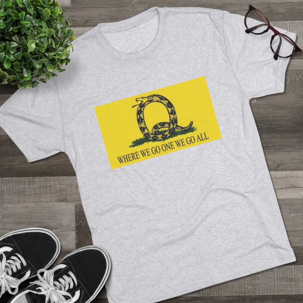 Where We Go One We Go All Q Tee Shirt