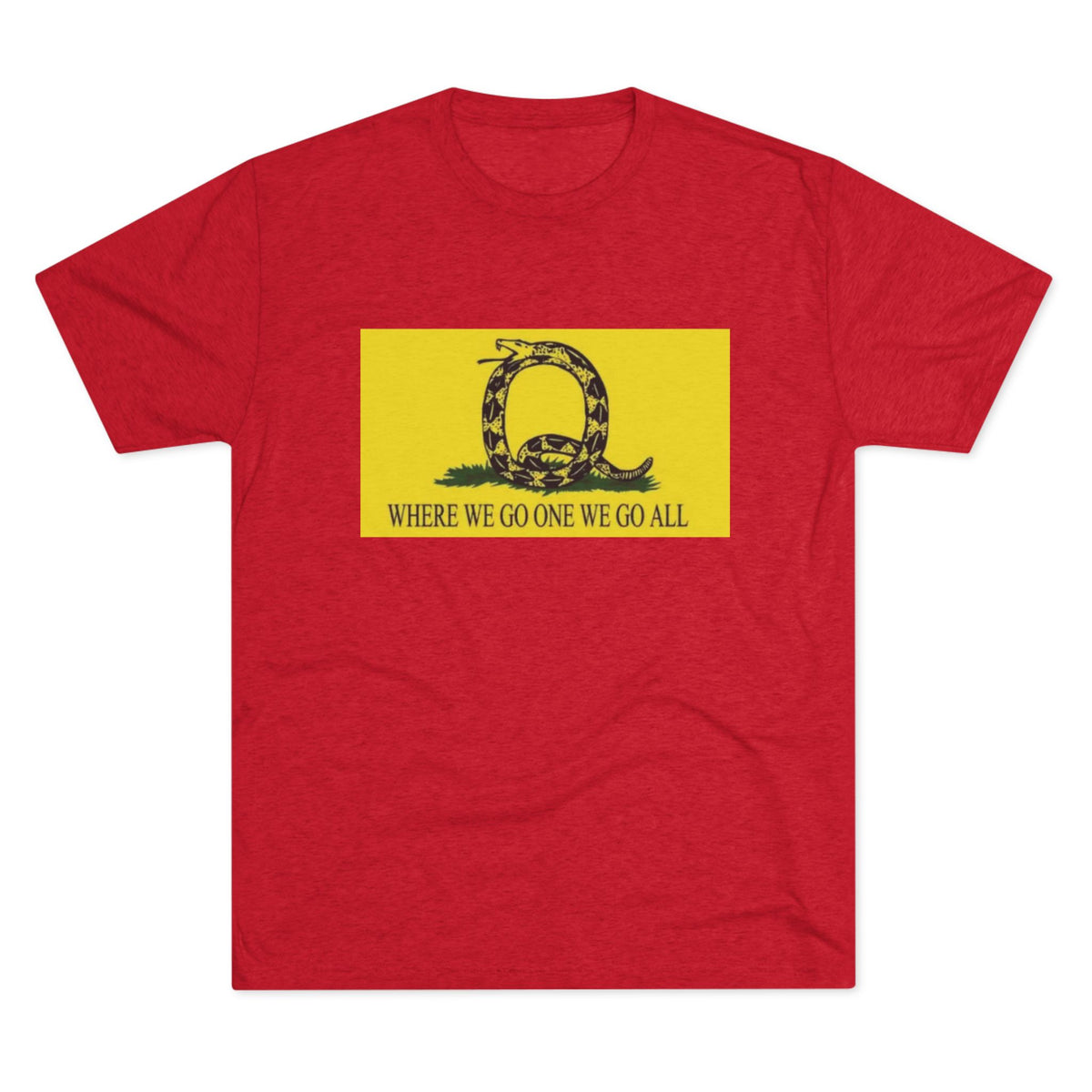 Where We Go One We Go All Q Tee Shirt