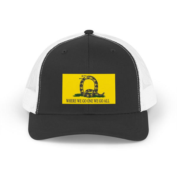 Where We Go One We Go All - Q - Retro Trucker Hat