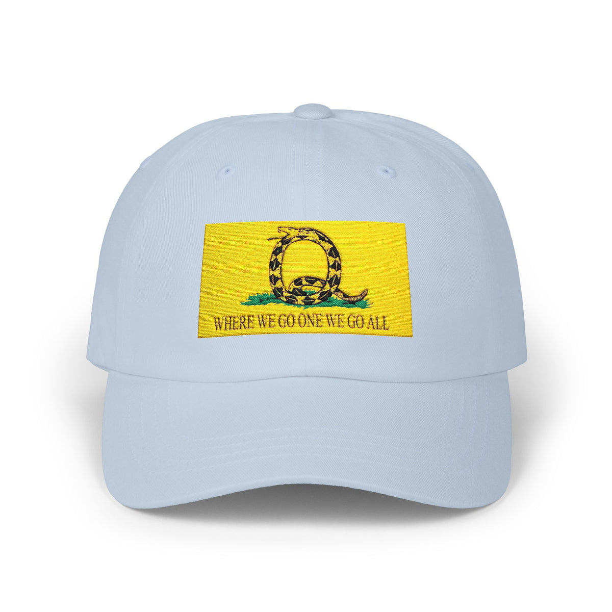 Where We Go One We Go All - Q - Dad Cap Embroidered