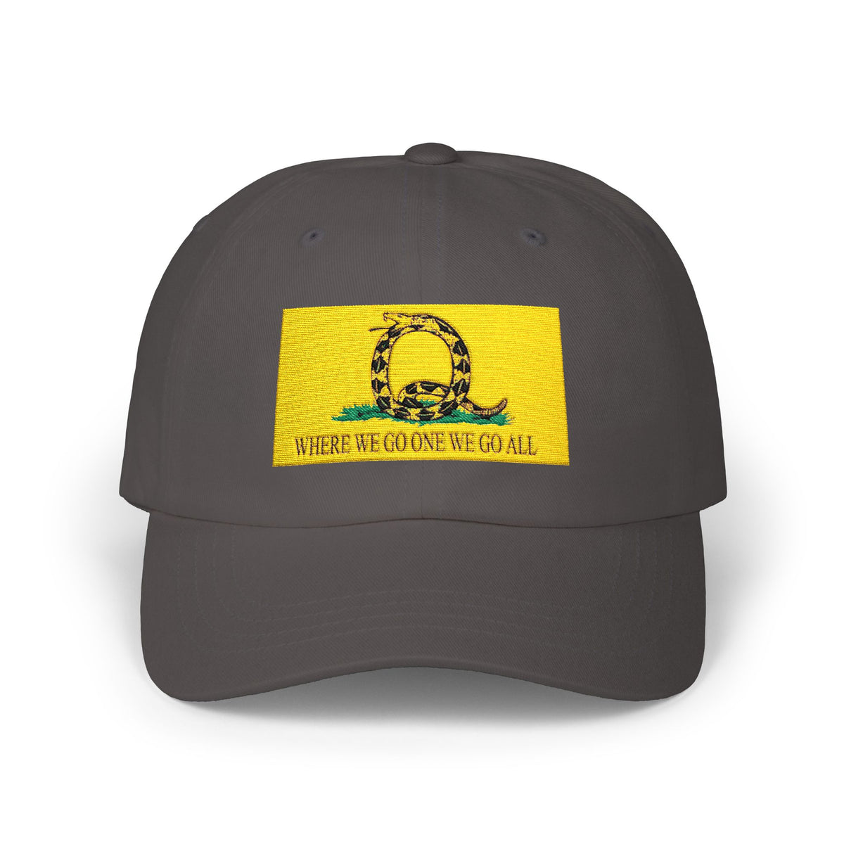 Where We Go One We Go All - Q - Dad Cap Embroidered