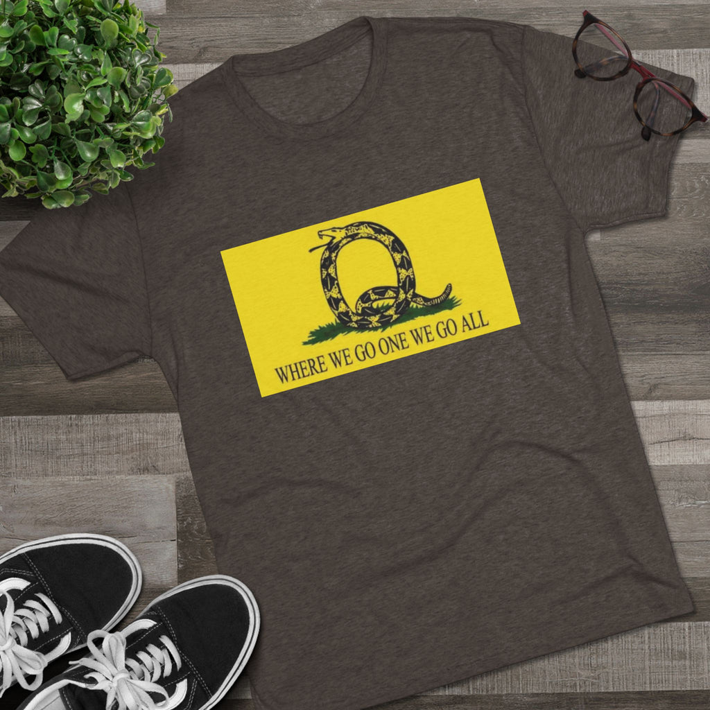 Where We Go One We Go All Q Tee Shirt