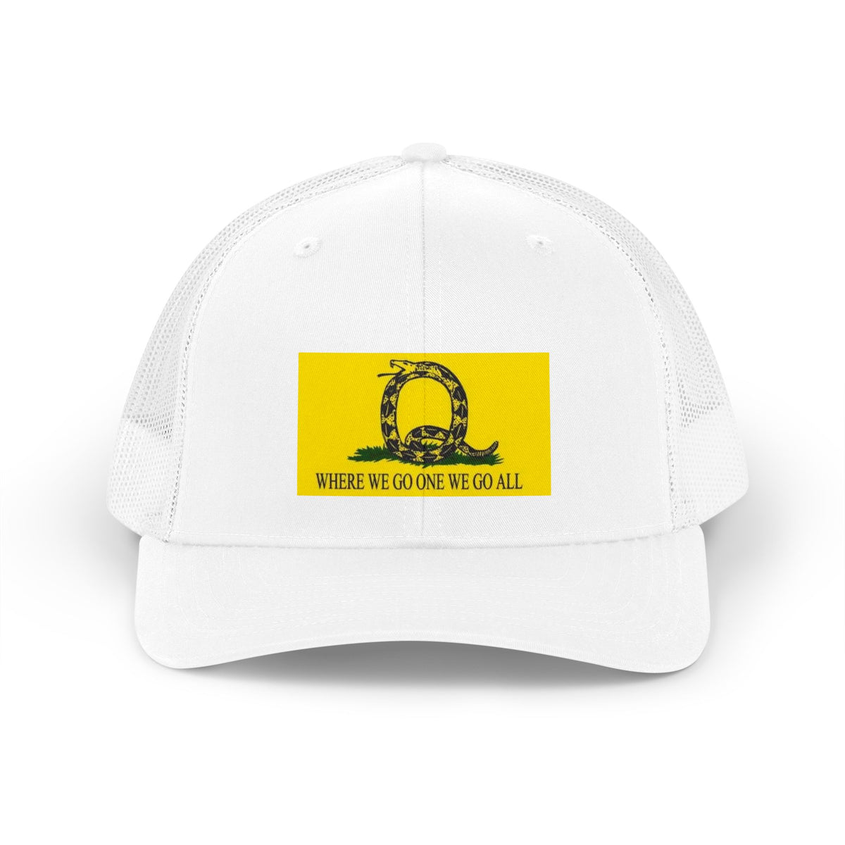 Where We Go One We Go All - Q - Retro Trucker Hat