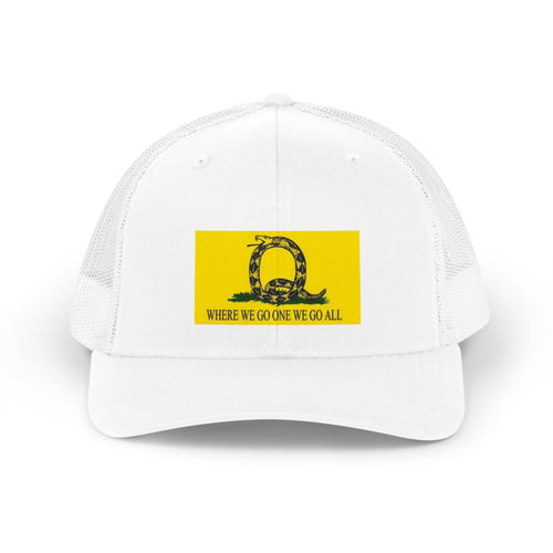 Where We Go One We Go All - Q - Retro Trucker Hat