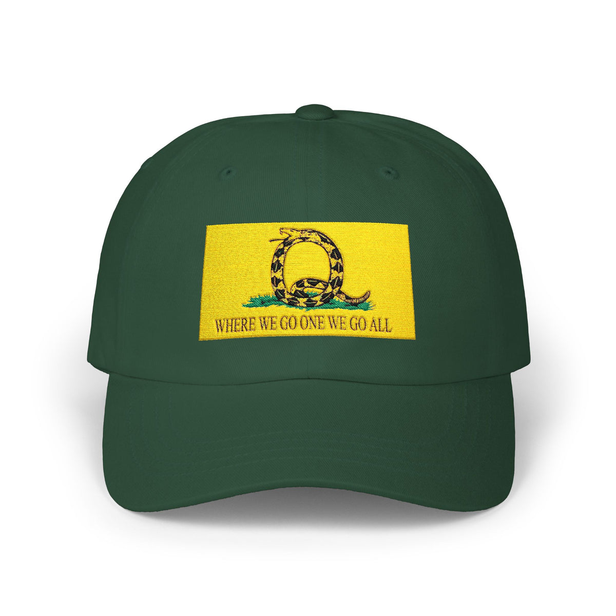 Where We Go One We Go All - Q - Dad Cap Embroidered