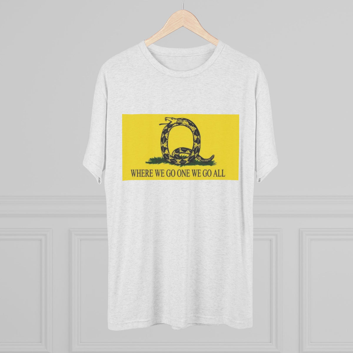Where We Go One We Go All Q Tee Shirt