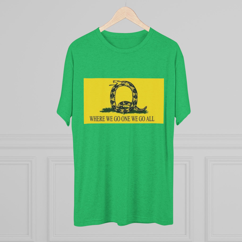 Where We Go One We Go All Q Tee Shirt