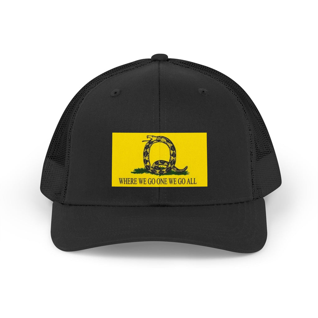 Where We Go One We Go All - Q - Retro Trucker Hat