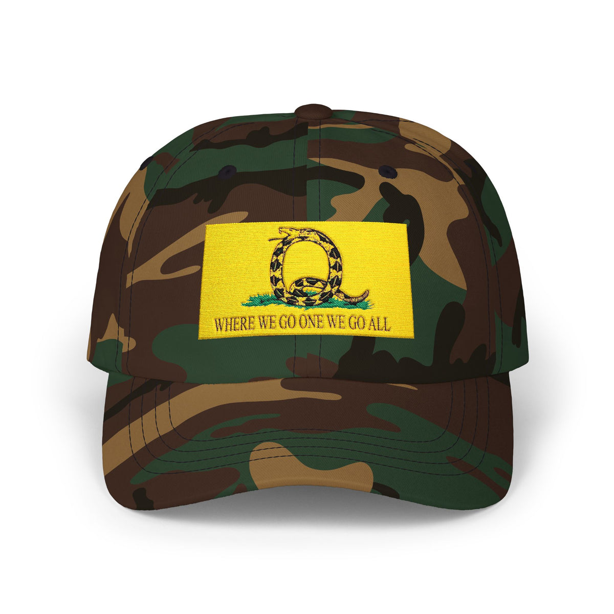 Where We Go One We Go All - Q - Dad Cap Embroidered