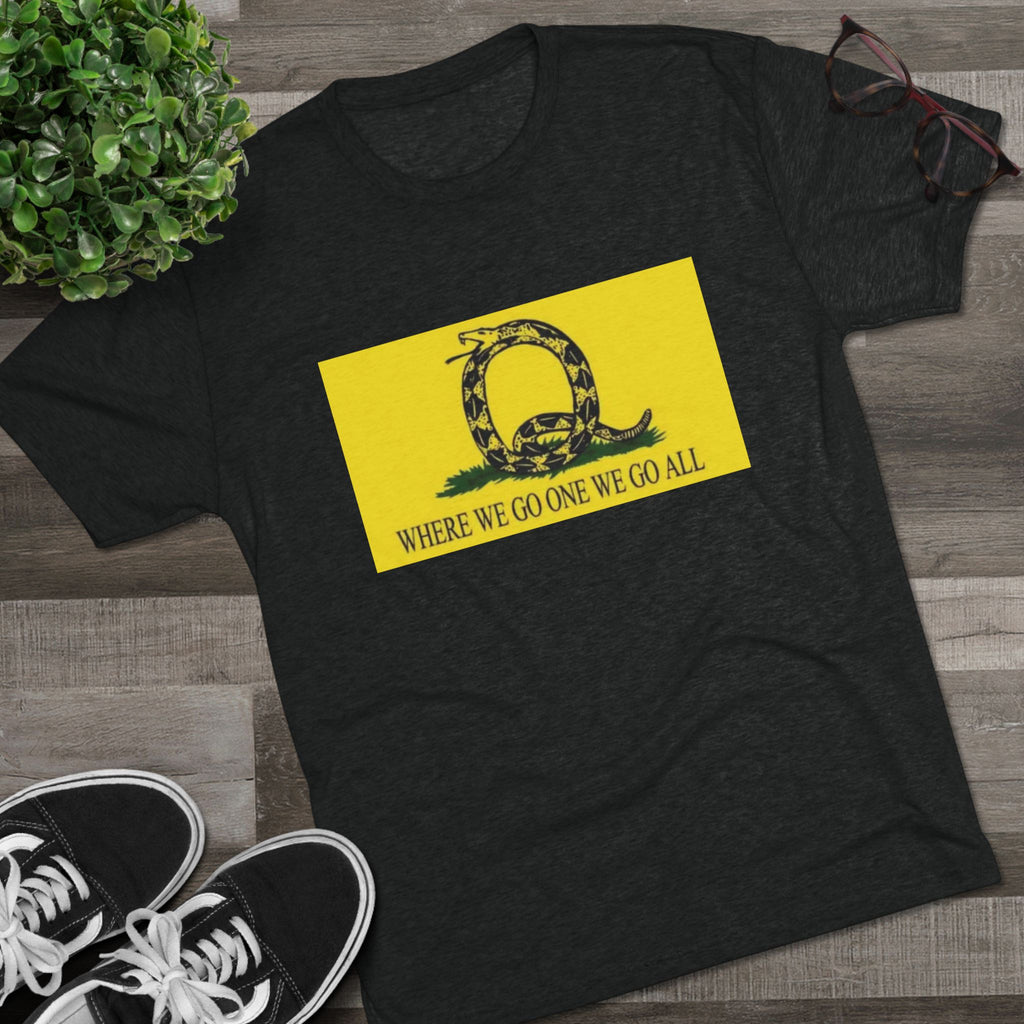 Where We Go One We Go All Q Tee Shirt