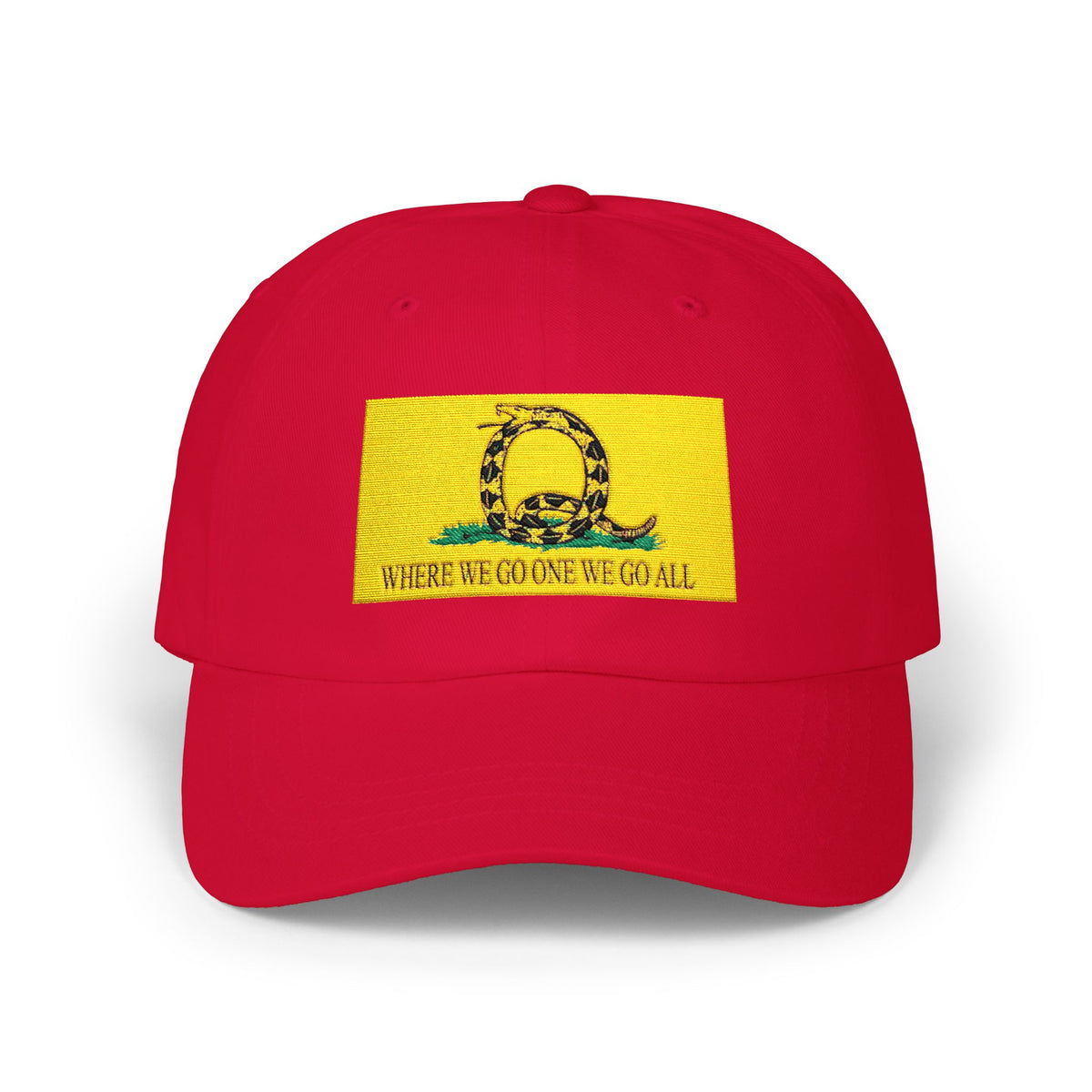 Where We Go One We Go All - Q - Dad Cap Embroidered
