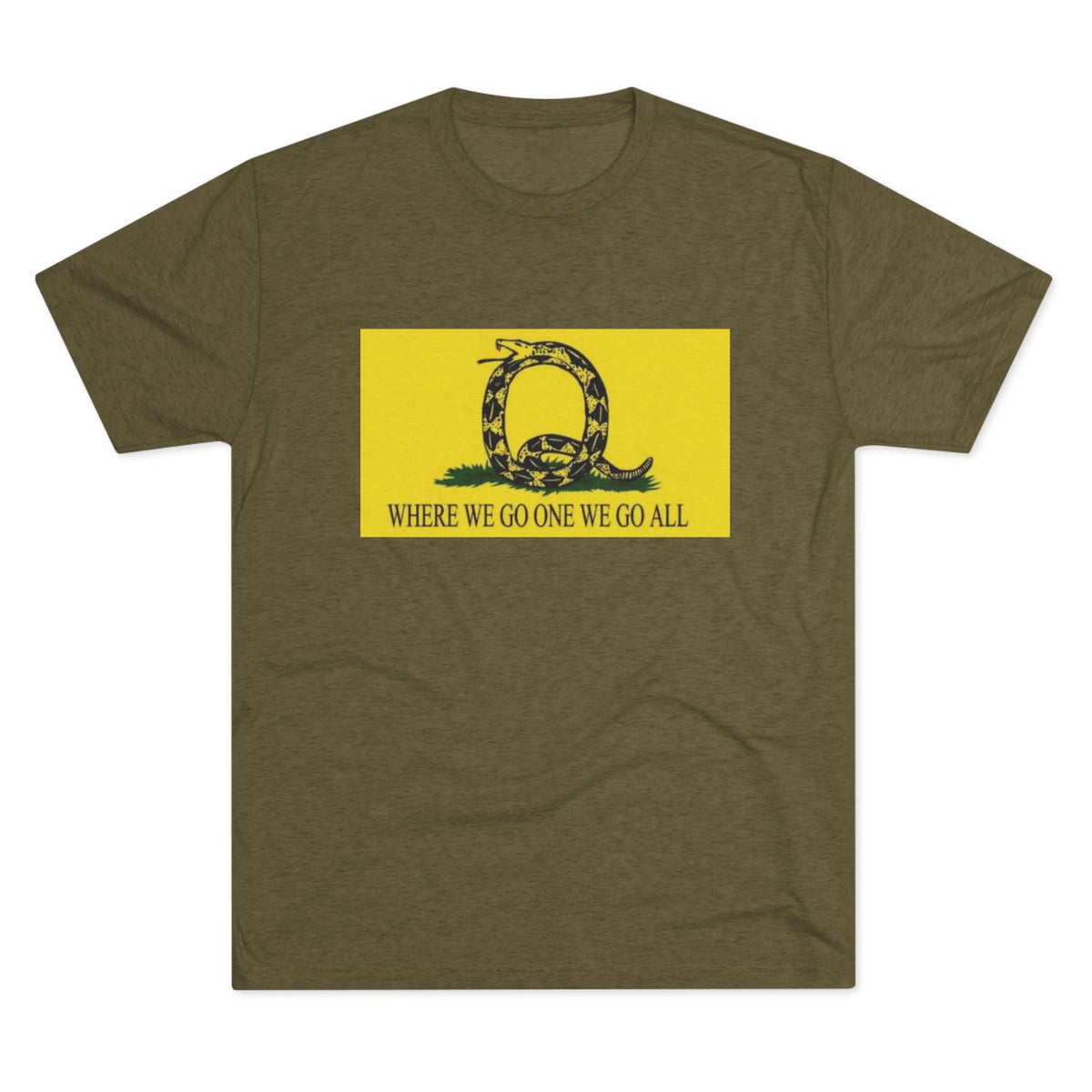 Where We Go One We Go All Q Tee Shirt