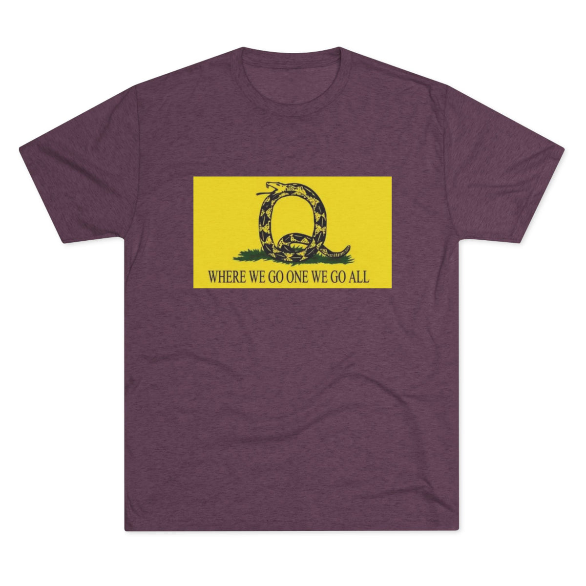 Where We Go One We Go All Q Tee Shirt