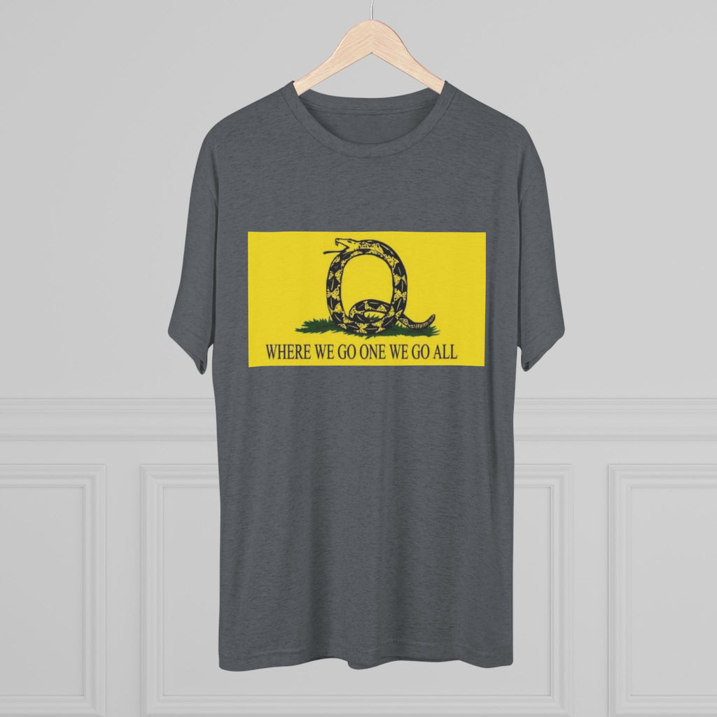Where We Go One We Go All Q Tee Shirt