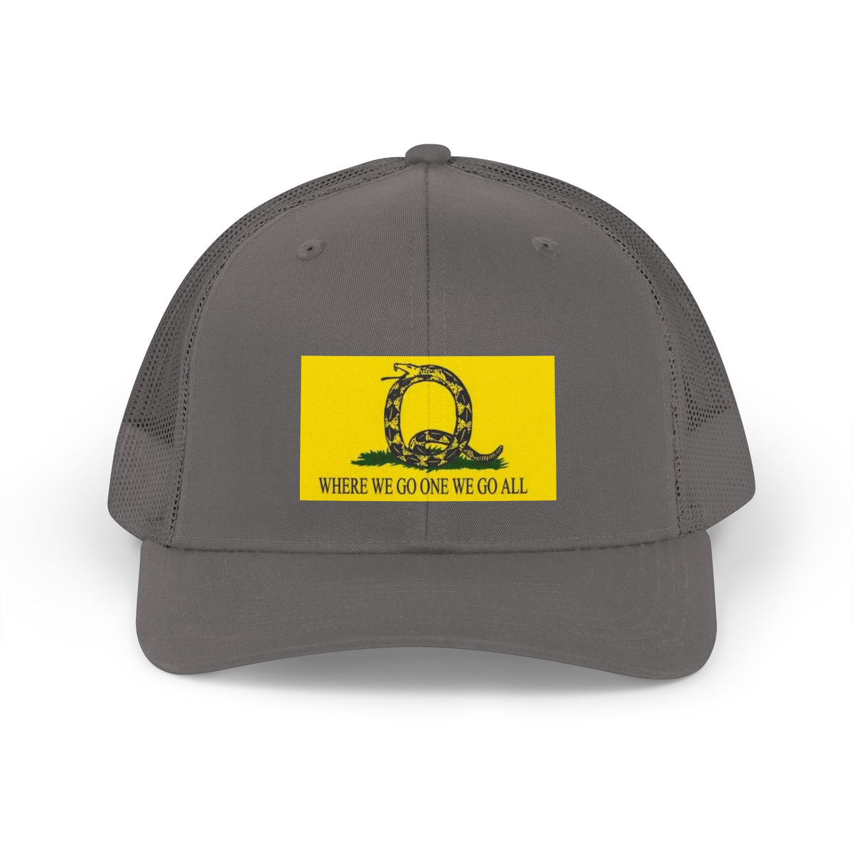 Where We Go One We Go All - Q - Retro Trucker Hat