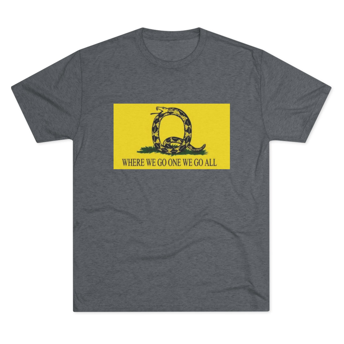 Where We Go One We Go All Q Tee Shirt
