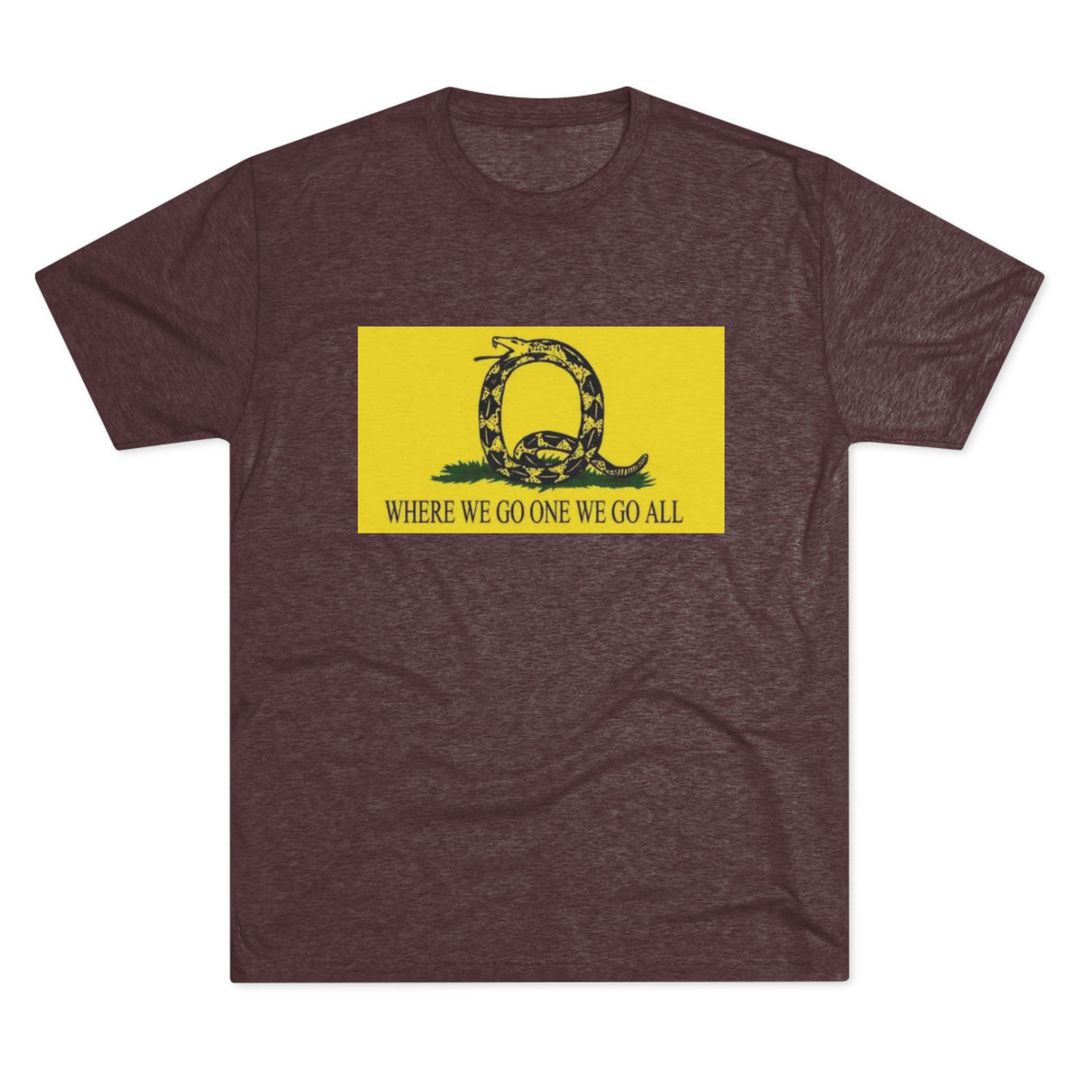 Where We Go One We Go All Q Tee Shirt
