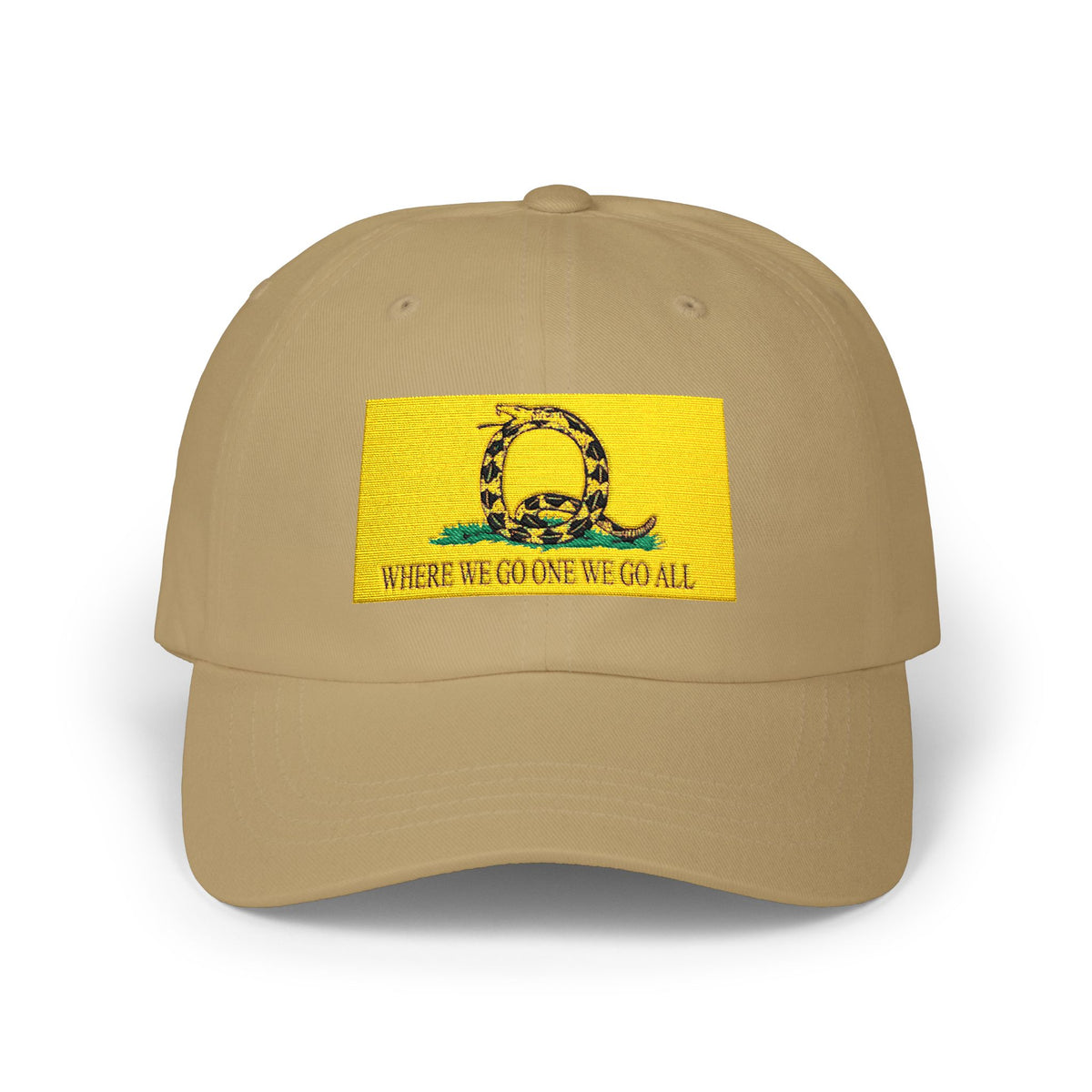 Where We Go One We Go All - Q - Dad Cap Embroidered
