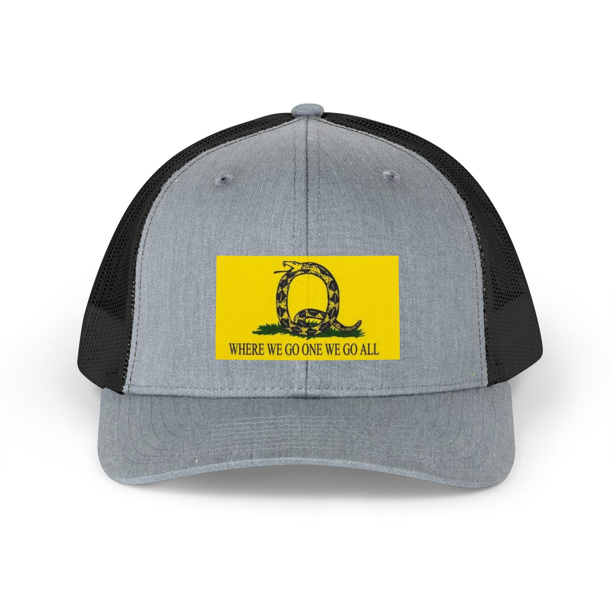 Where We Go One We Go All - Q - Retro Trucker Hat