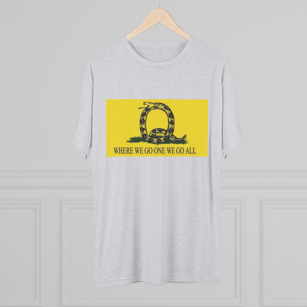 Where We Go One We Go All Q Tee Shirt