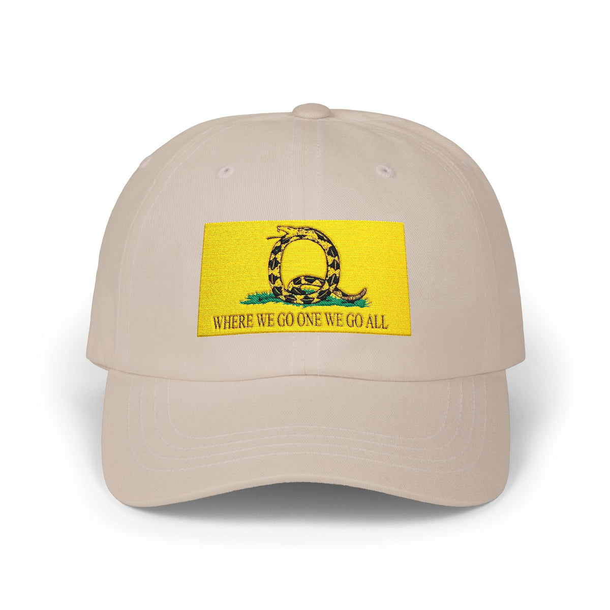 Where We Go One We Go All - Q - Dad Cap Embroidered